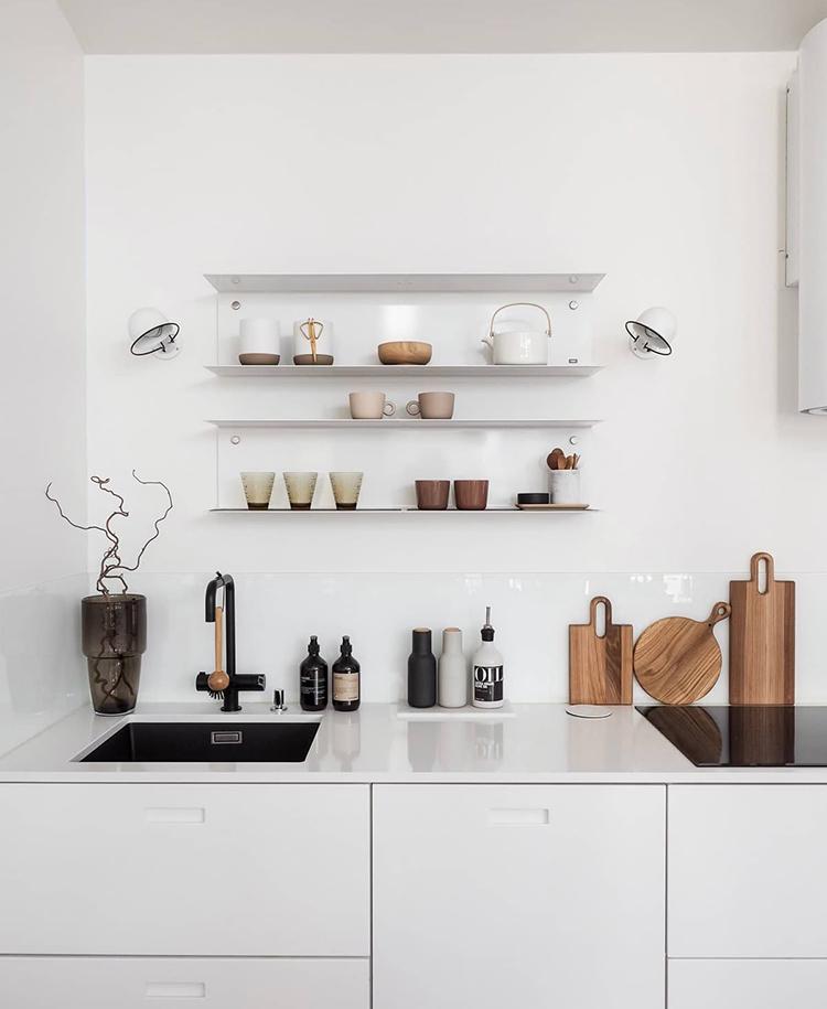 Полка навесная NC Home Clip 80x30x20 см Белый (26448283) - фото 6