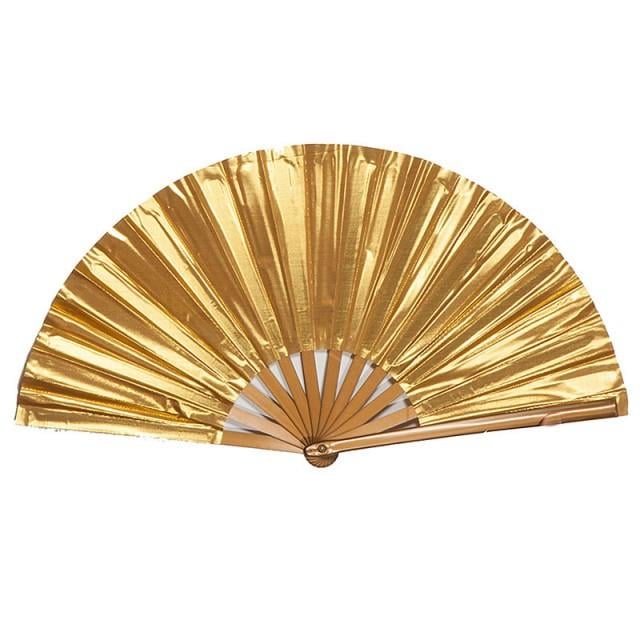 Віяло для танцю і спорту Золотистий (B4794)
