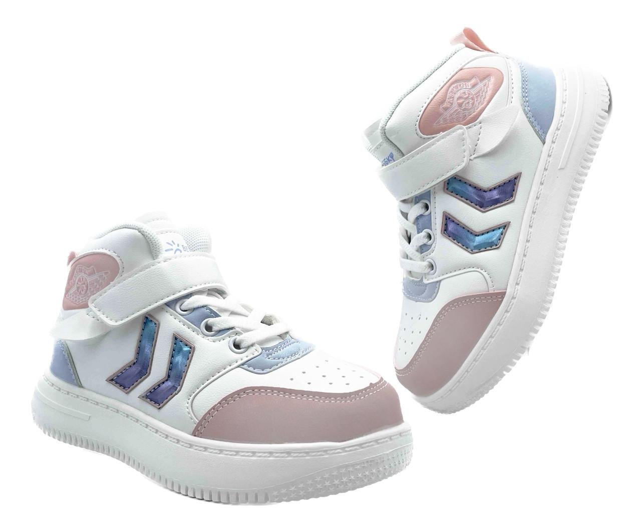 Черевики демісезонні для дівчаток BESSKY B1530-4/28 р. 28 Білий - фото 4