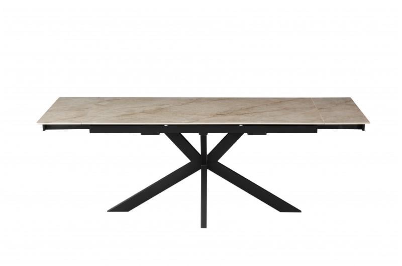 Стіл обідній Квант Мікс Меблі 1600/2200х900х760 мм Чорний/Шекспир грей - фото 5 Стіл обідній Квант Мікс Меблі 1600/2200х900х760 мм Чорний/Шекспир грей - фото 5