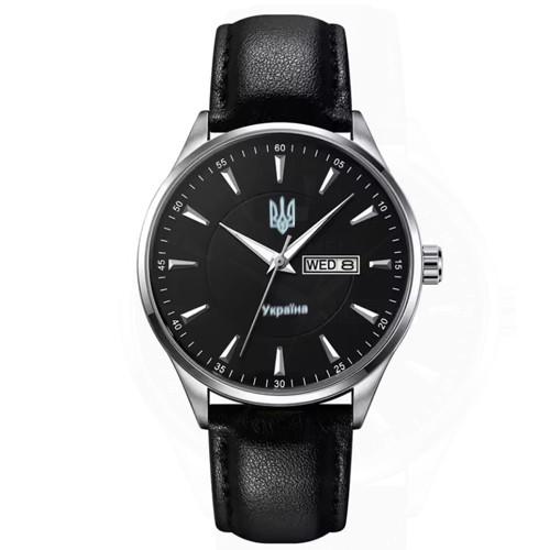 Наручний годинник Skmei Ukraine 57022075SIBK Silver/Black (2280745234)