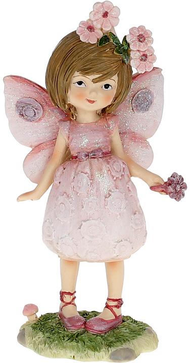 Декоративная статуэтка Малышка Фея 7,5х5х14,5 см полистоун (BD-K07-127)