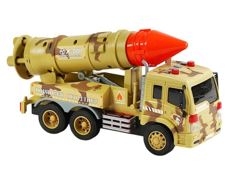 Спецтехника детская Launcher инерция/звук/с подсветкой/ракетная установка Camouflage (136821)