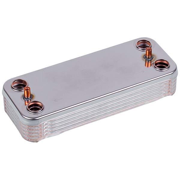 Теплообменник 12 пластин ГВС для газового котла Beretta City/Mynute/Exclusive R8036 (00000057445) Теплообменник 12 пластин ГВС для газового котла Beretta City/Mynute/Exclusive R8036 (00000057445)