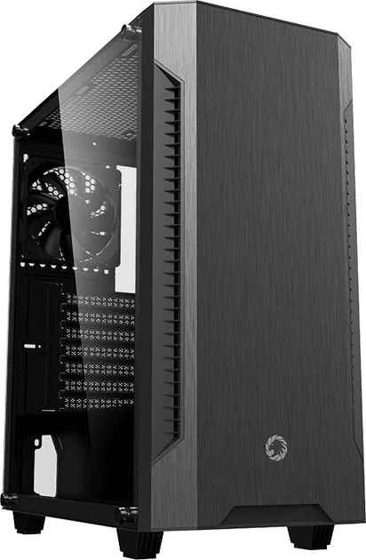 Корпус GameMax Fortress TG черный, без БП, Midi Tower, ATX / Micro ATX / Mini ITX, 1хUSB 3.0, 2хUSB 2.0, 3x120 мм, 421x210x460 мм,