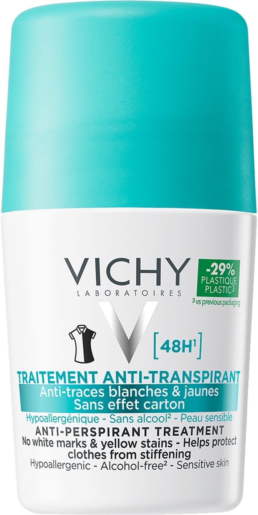 Дезодорант-антиперспирант шариковый Vichy Anti-Transpirant Deodorant 48H против белых следов и желтых пятен (1482651543)