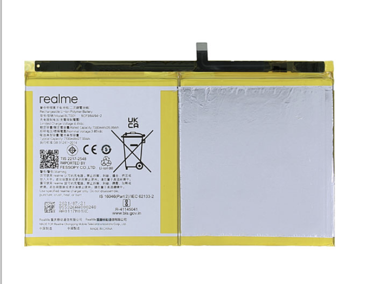 Аккумулятор-батарея Realme Pad X RMP2107/2108 BLT005 (9471324) - фото 2