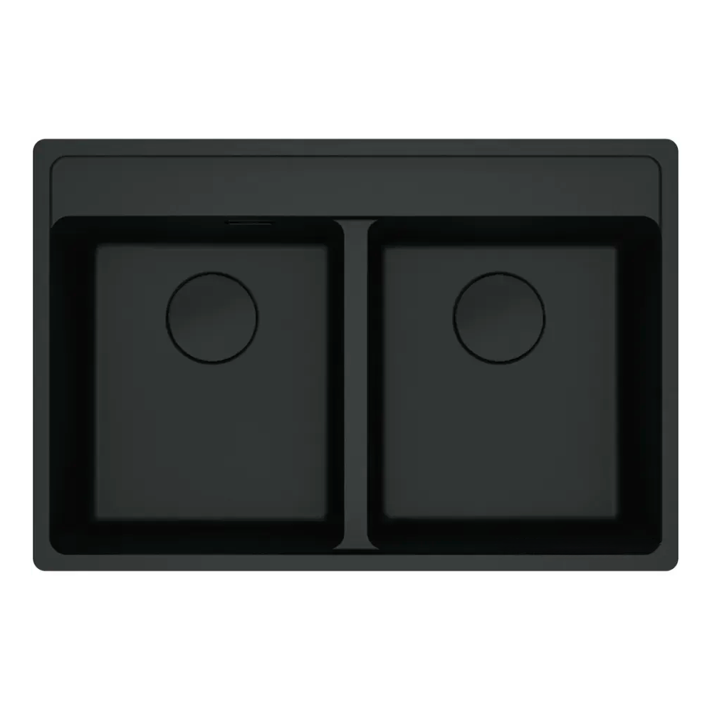 Мийка кухонна без крила Franke Maris MRG 620 TL прямокутна фраграніт 2 чаші 760х510 мм Black Edition (114.0720.010) Мийка кухонна без крила Franke Maris MRG 620 TL прямокутна фраграніт 2 чаші 760х510 мм Black Edition (114.0720.010)