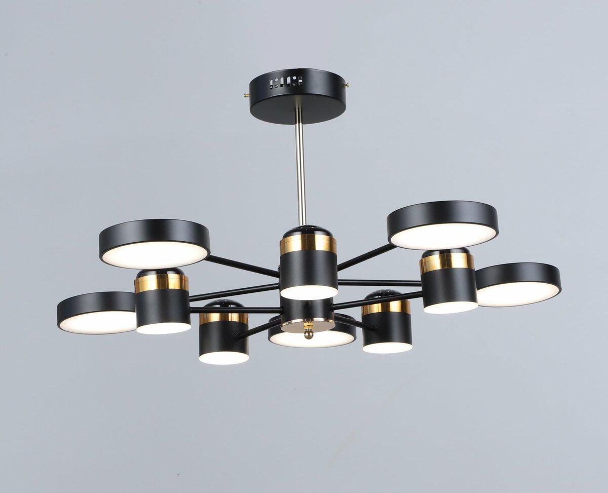 Люстра светодиодная акриловая B YH1102/5/5 BK/FGD (SP000043466) Люстра светодиодная акриловая B YH1102/5/5 BK/FGD (SP000043466)