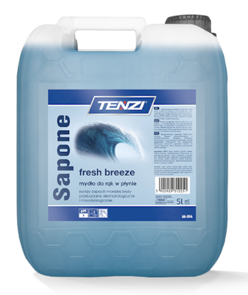Мыло для рук и тела жидкое с ароматом Tenzi Sapone Fresh Breeze 5 л