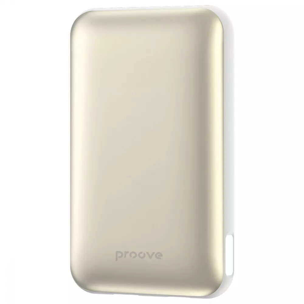 Повербанк Proove Vibe Energy Plus 22,5 Вт 10000 мАч Type-C USB White/Gold