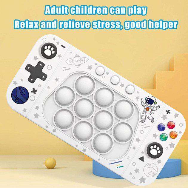Игрушка антистресс консоль Pop it Fast Push Белый (801791) - фото 6