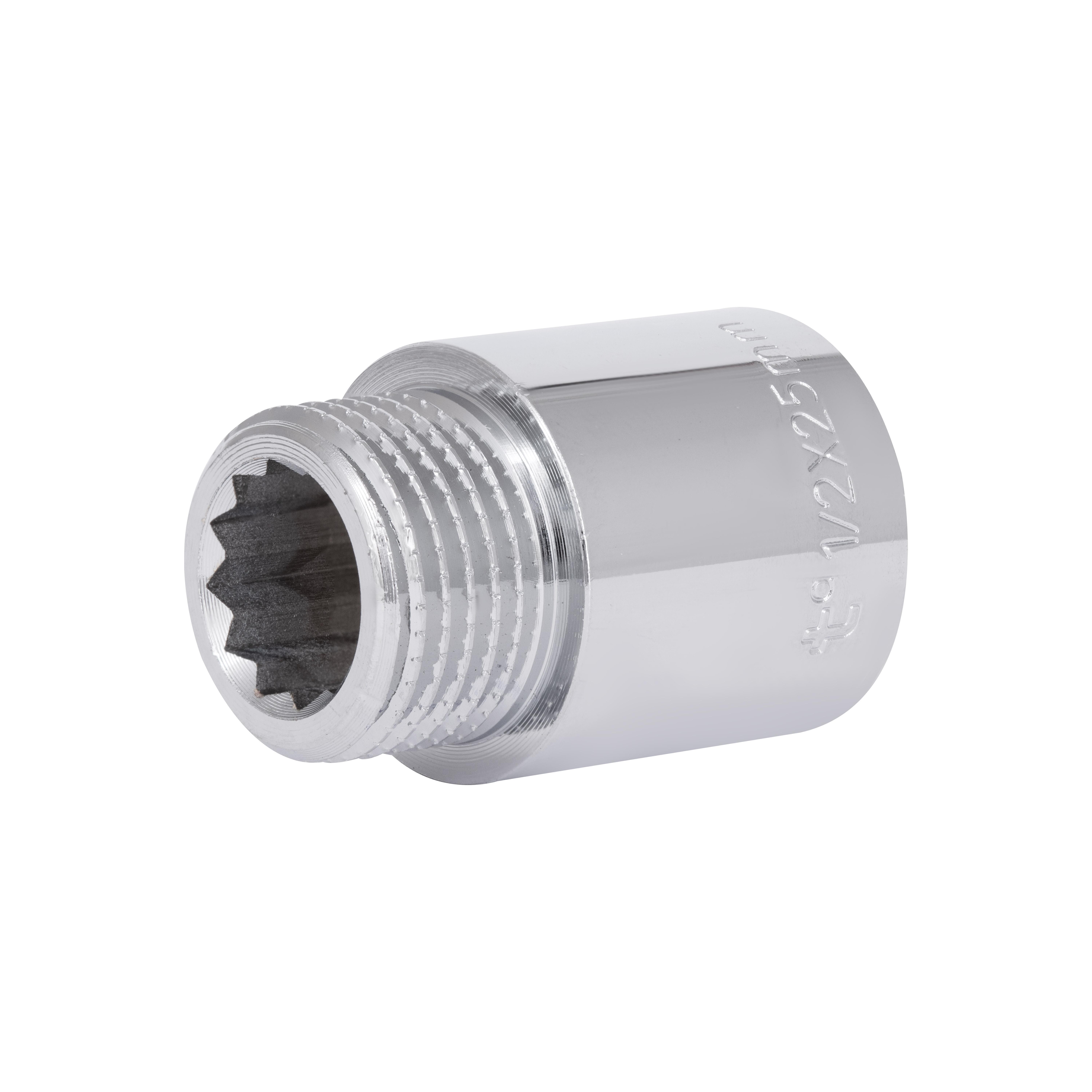 Удлинитель хромированный Thermo Alliance Forte 1/2" ВЗ 25 мм (TAF1301525) Удлинитель хромированный Thermo Alliance Forte 1/2" ВЗ 25 мм (TAF1301525)