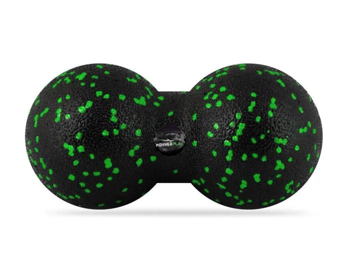Набор для массажа PowerPlay PP-4094 EPP ролик 30x15 см/2 мяча/резинка 5,5 кг Green (PP_4094_Green) - фото 6