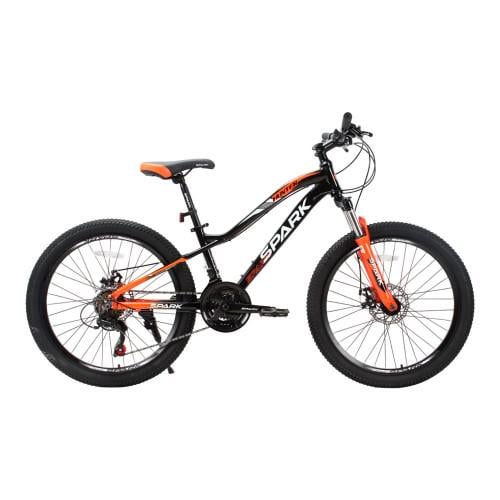 Велосипед Spark Hunter JR колеса 24" алюминиевая рама 12" Черный с оранжевым (000224691)