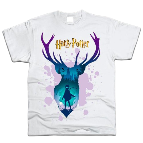 Футболка Fruit of the Loom "Harry Potter" Patronus XXL Белый (7194114)