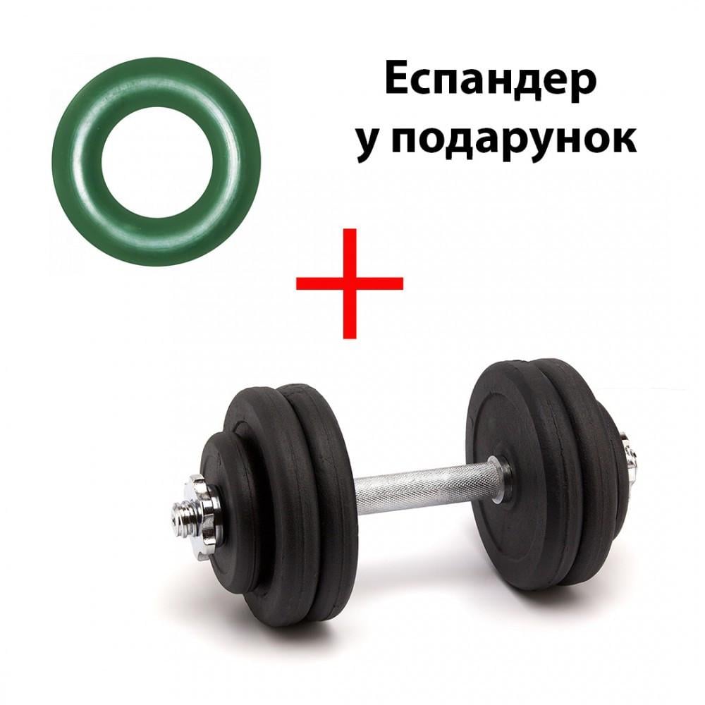 Гантель IVN набірна сталева 15,5 кг (A00313) - фото 2 Гантель IVN набірна сталева 15,5 кг (A00313) - фото 2