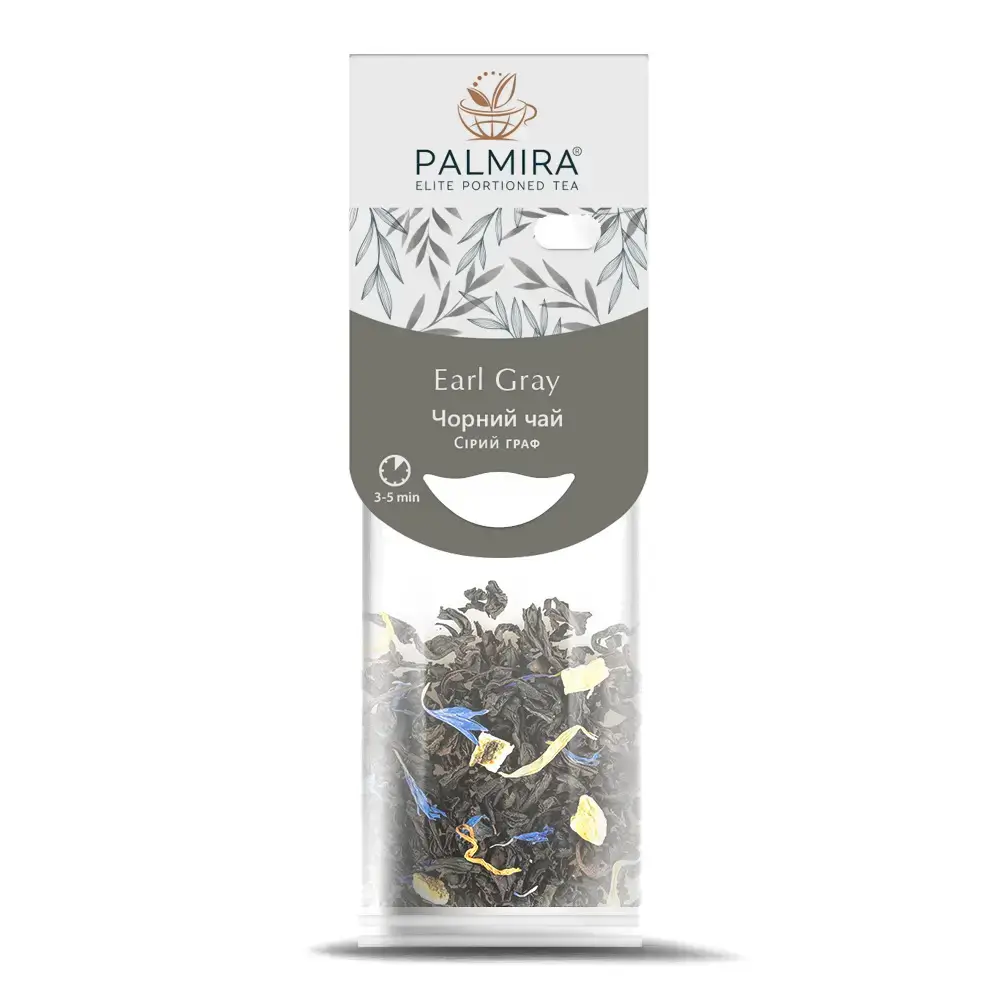Чай чорний Palmira Ерл Грей на чашку 10 шт. (pal1006)