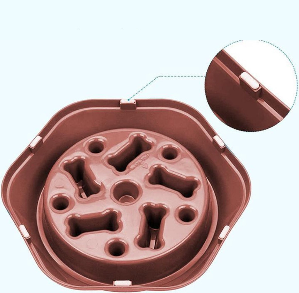 Миска-лабіринт для повільного годування пластик 24x5 см - фото 6 Миска-лабіринт для повільного годування пластик 24x5 см - фото 6