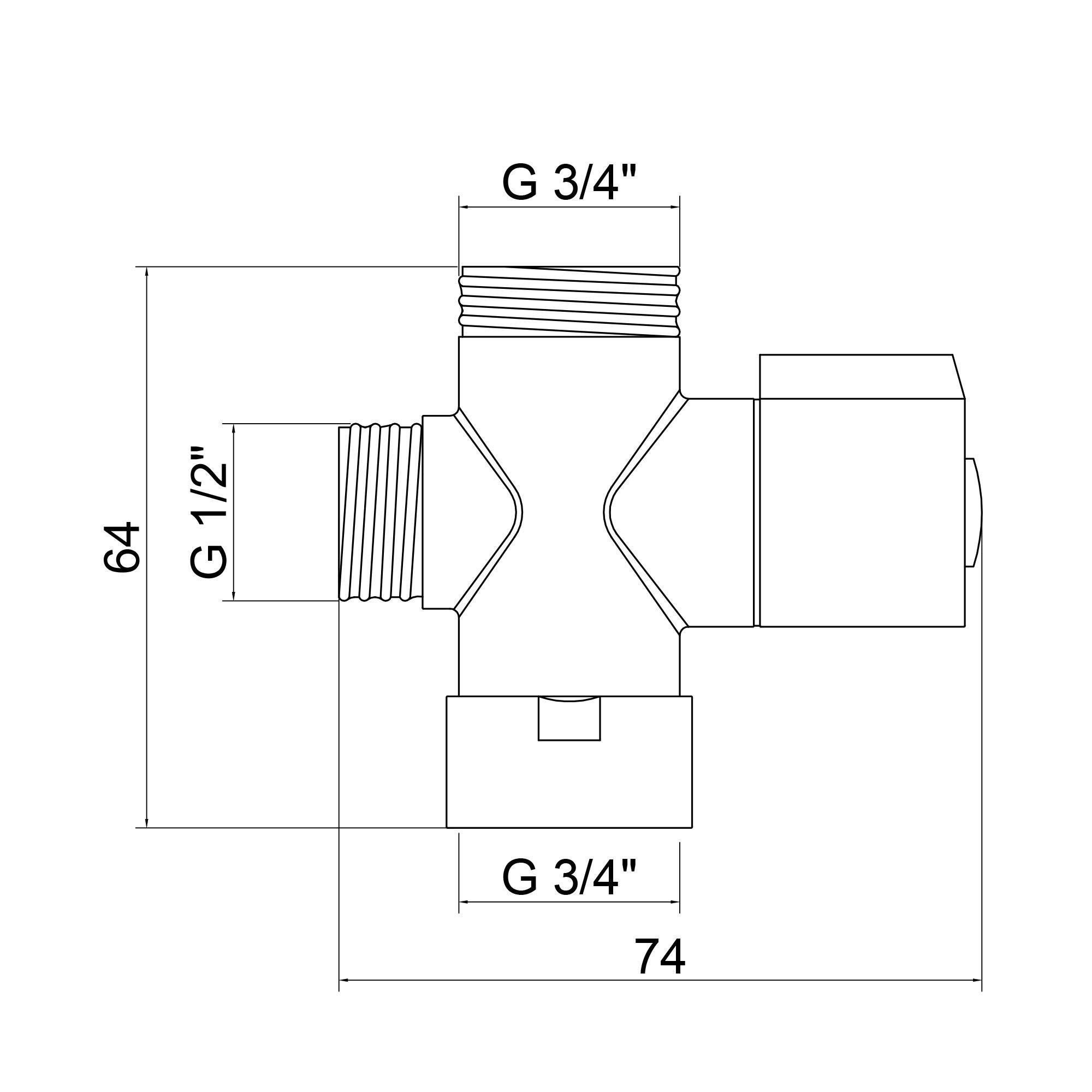 Дивертор для смесителя Lidz Repair 02 LDREP02CRM34865 Chrome (SD00040969) - фото 2