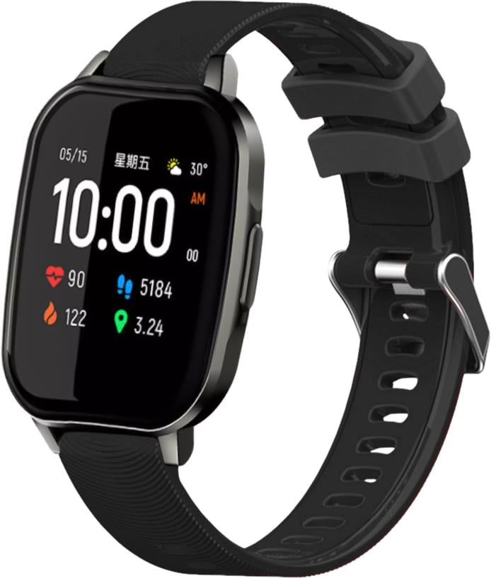 Ремешок Bend для Haylou Smart Watch 2 (LS02) Black (25230-2B)