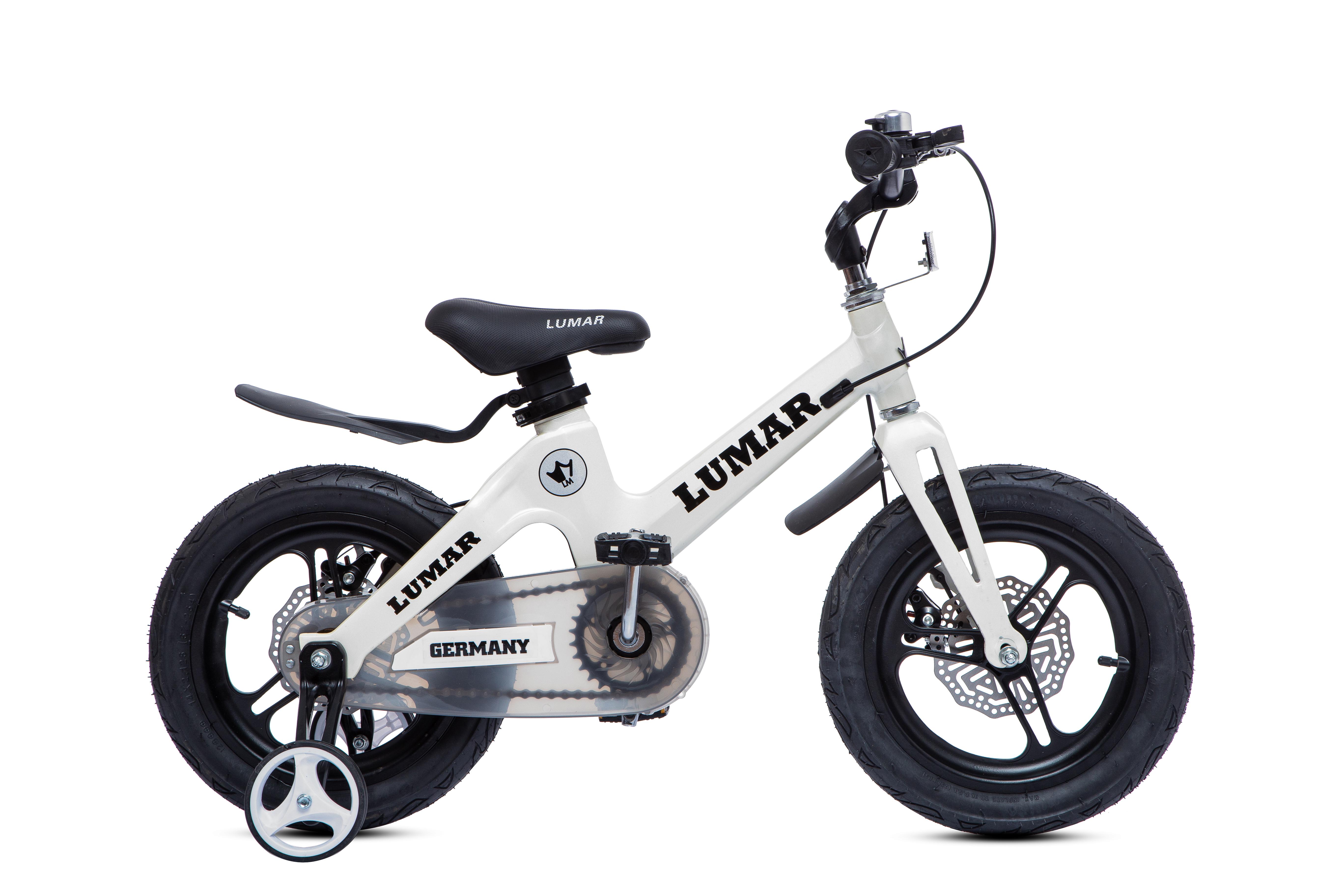 Магнієвий дитячий велосипед LUMAR 18" Білий перламутр (1801)
