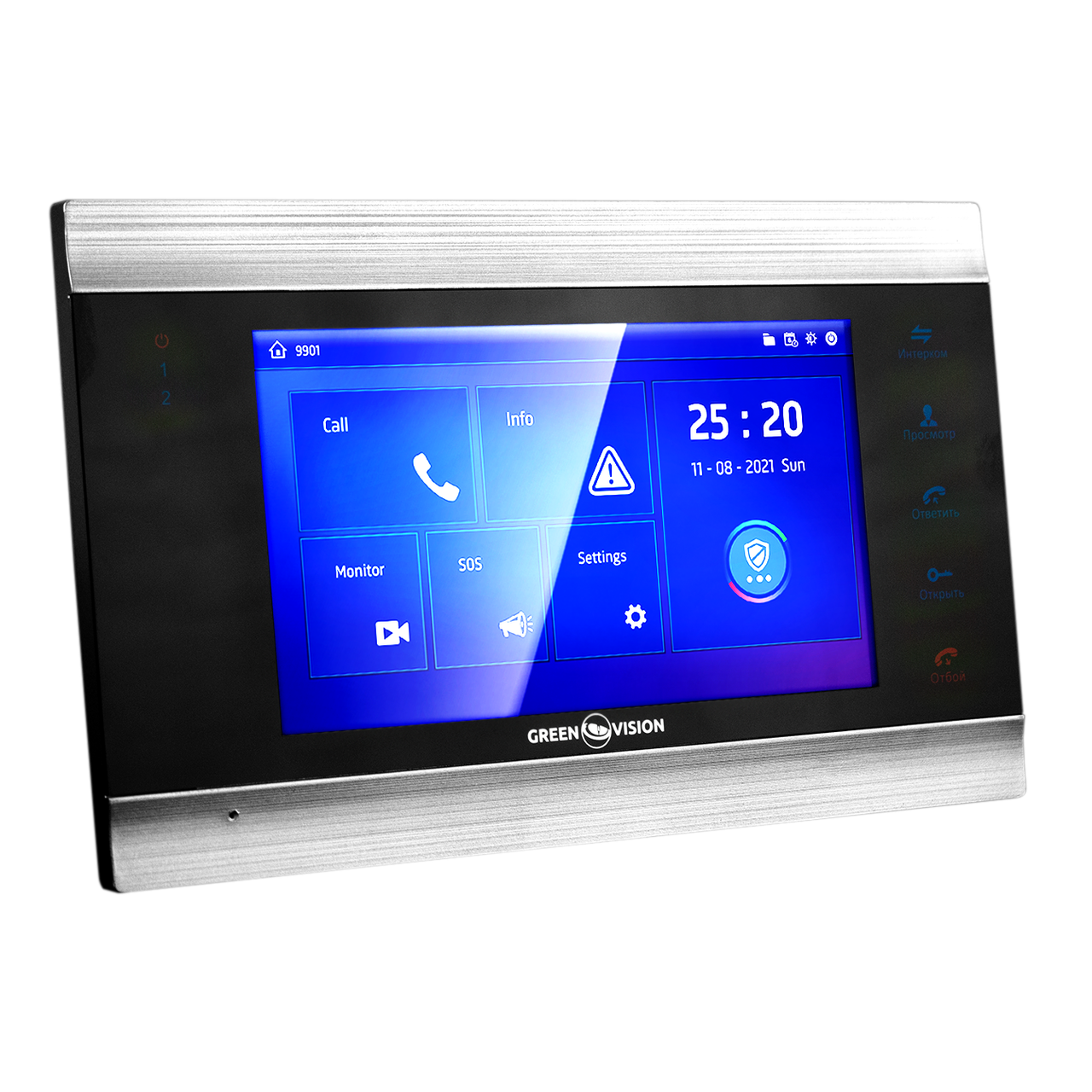 Видеодомофон цветной AHD GV-055-AHD-J-VD7SD Silver