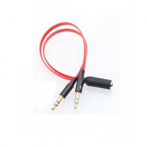 Переходник Kingda B00643 аудио Jack 3,5мм F 4pin 2 Jack 3,5мм M Audio MIC (562636) - фото 2