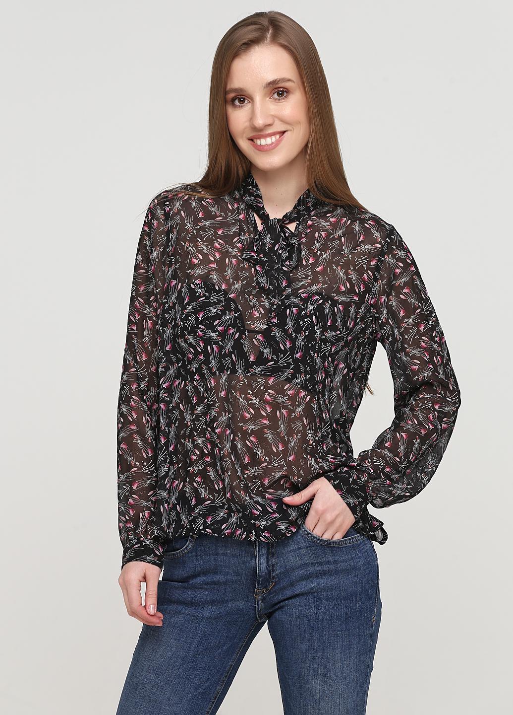 Блузка Comma By S.Oliver р. 36 Чорний (2000000901893)