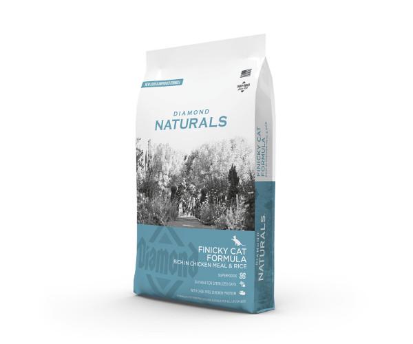 Корм сухой холистик Diamond Naturals Finicky Cat Chicken&Rice с курицей для требовательных котов на всех стадиях жизни 7,5 кг - фото 2