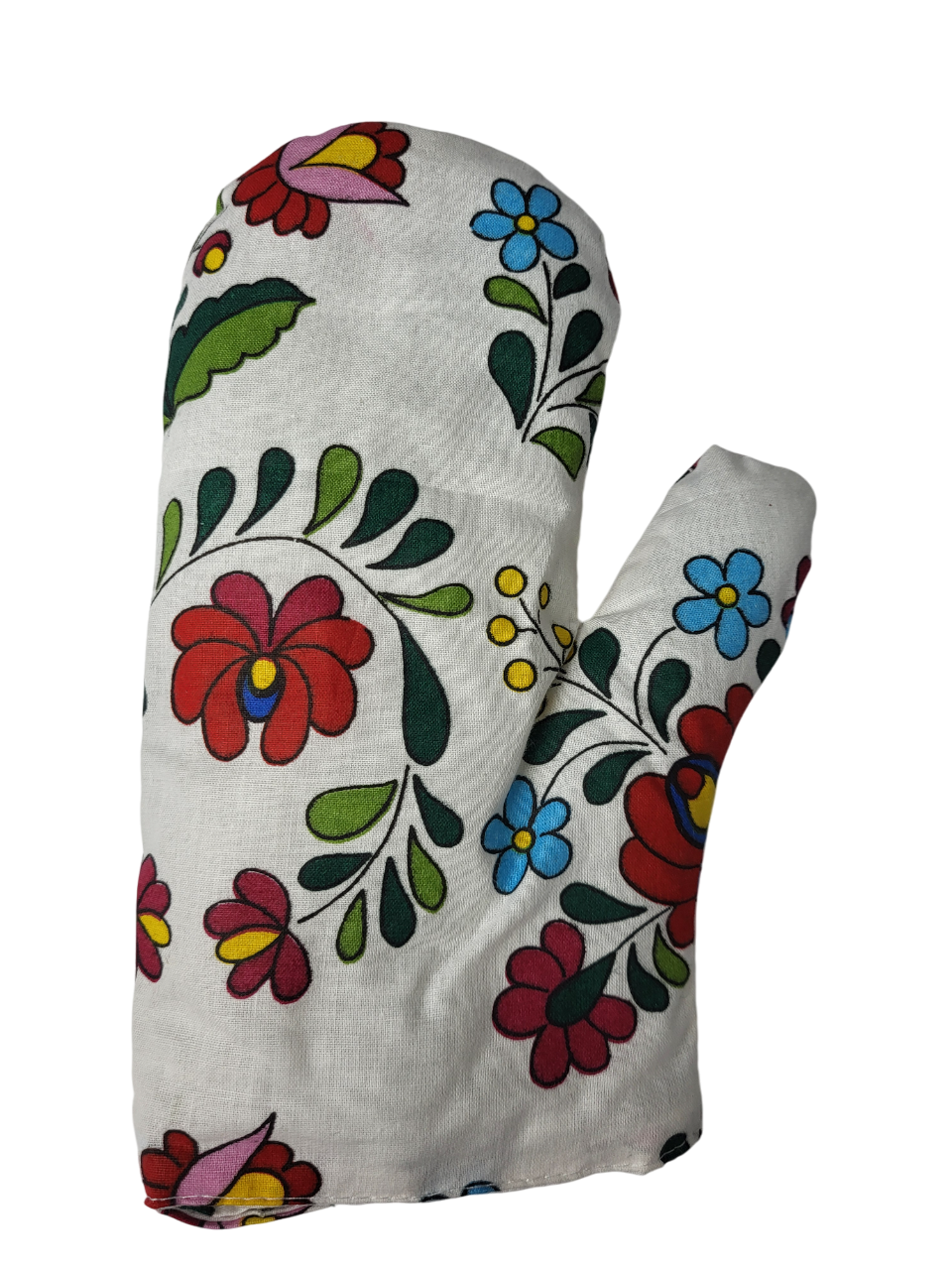 Рукавица для горячего с цветами Белый (1647) Рукавица для горячего с цветами Белый (1647)