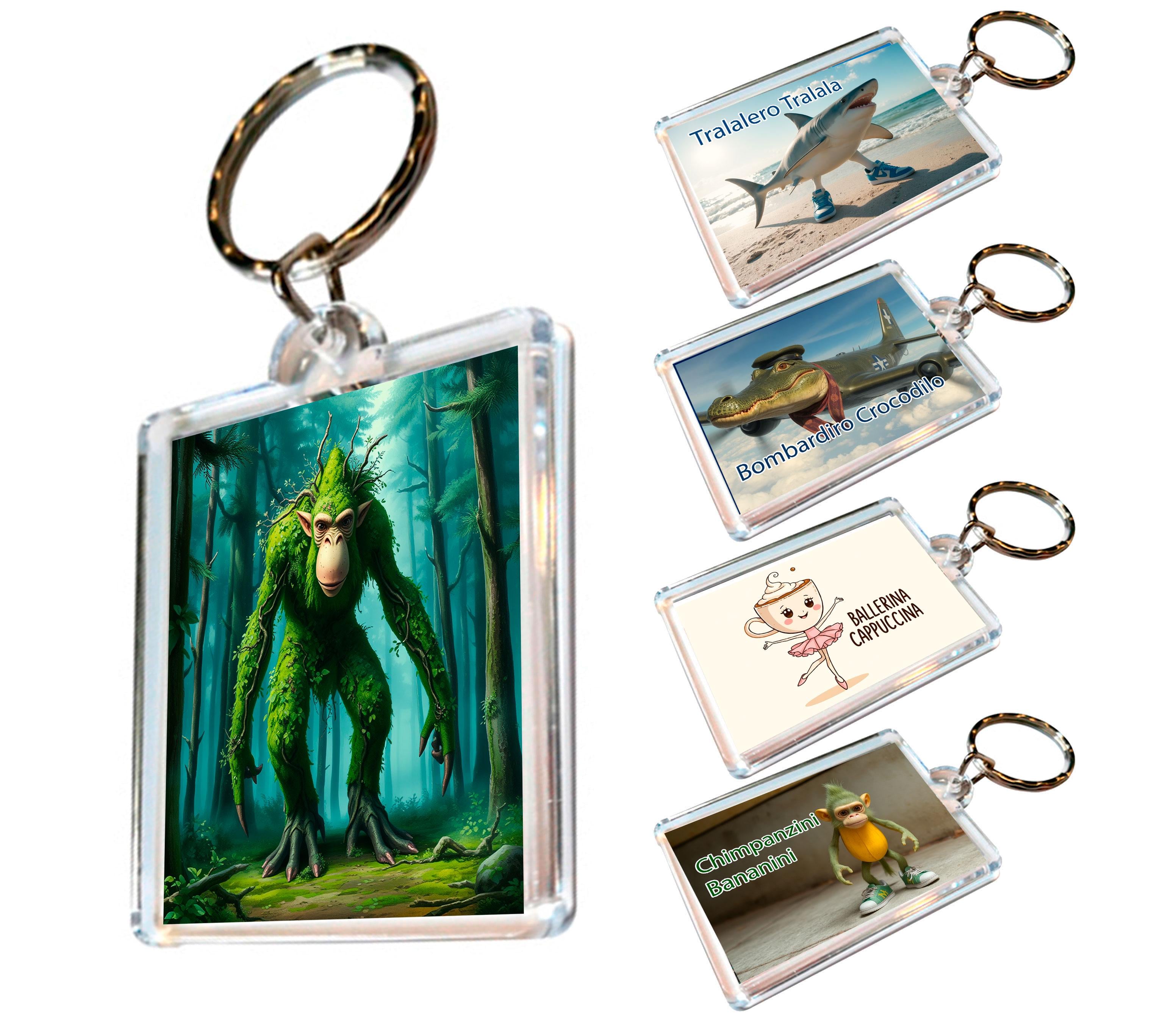 Брелоки акриловые APRIORI Тралалеро Тралала 5 шт. (UA3089)