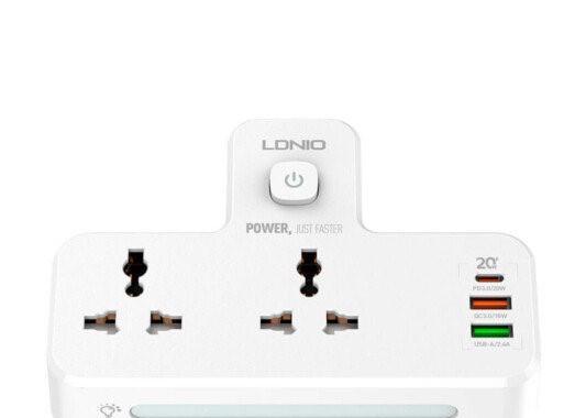 Сетевой удлинитель Ldnio SC2311 2 USB + 1 Type-C - фото 3 Сетевой удлинитель Ldnio SC2311 2 USB + 1 Type-C - фото 3
