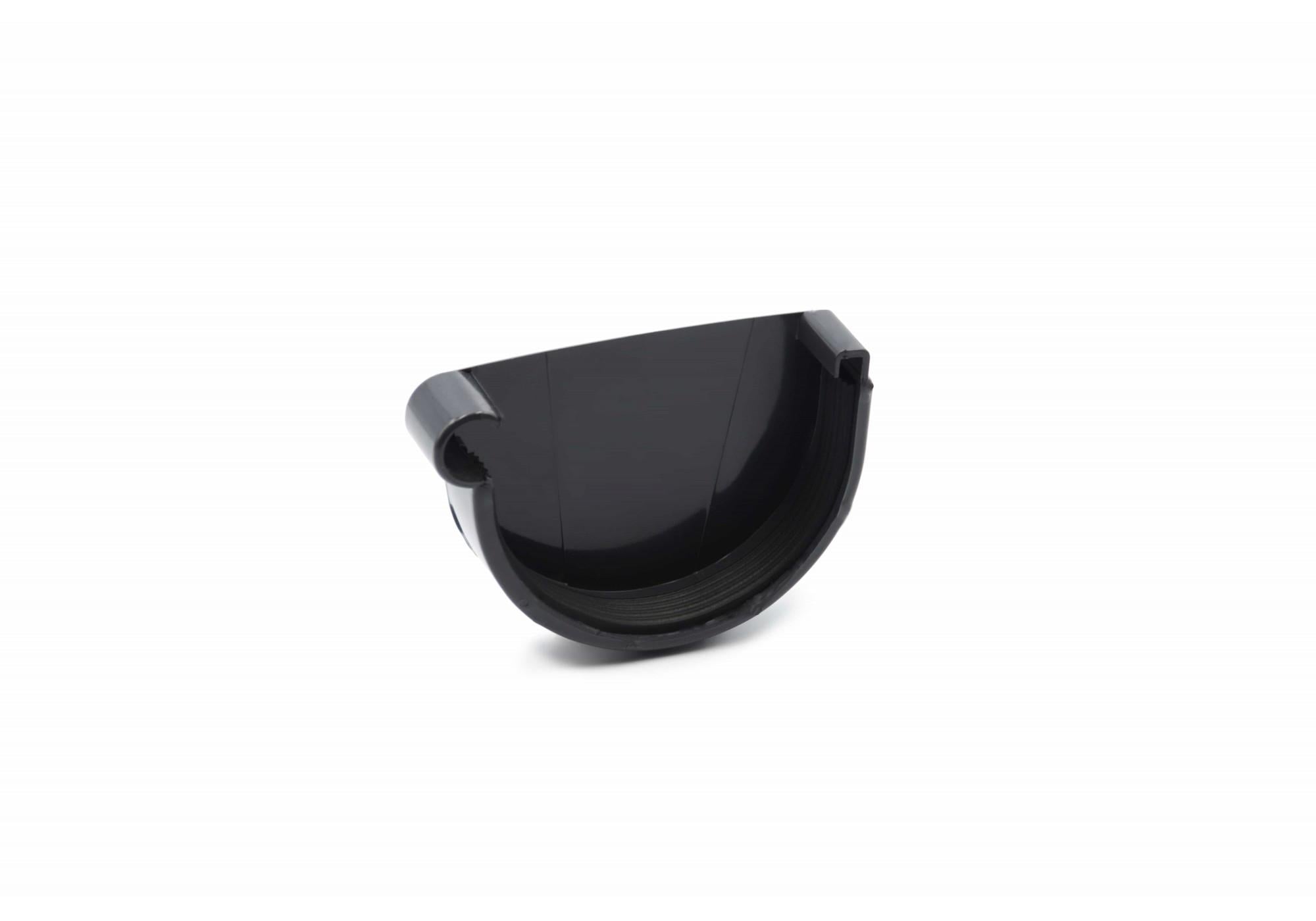 Заглушка желоба RAINWAY левая 130/100 Графитовый (191120231142)