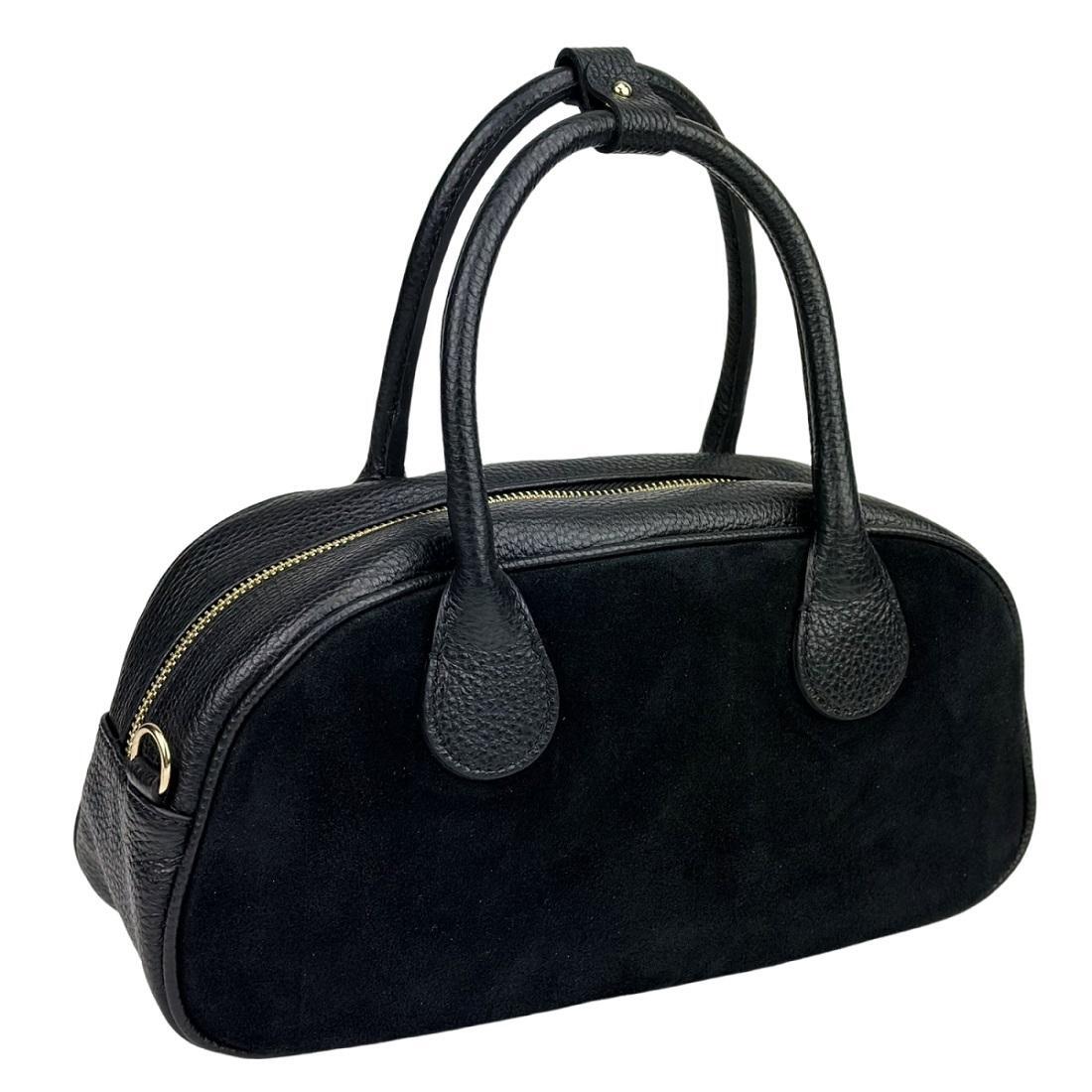 Женская сумка Royal Bag F-IT-3017A замшевая Черный (8080) - фото 1 Женская сумка Royal Bag F-IT-3017A замшевая Черный (8080) - фото 1