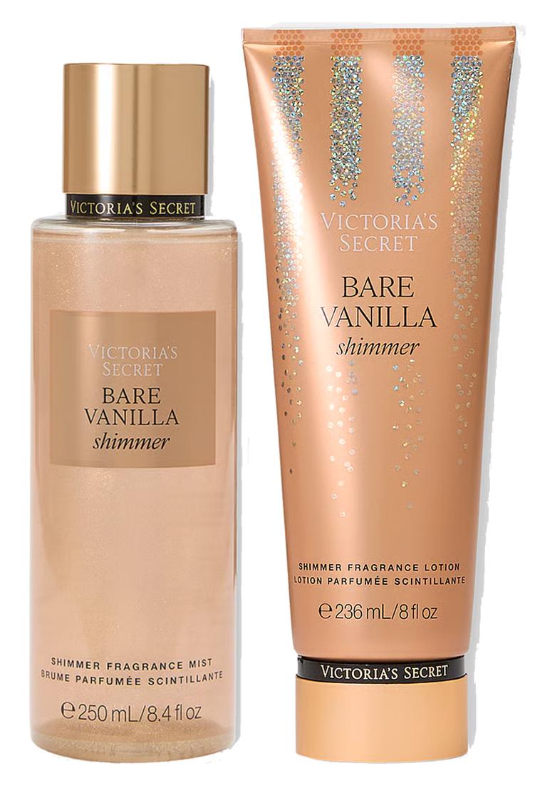 Набір Victoria's Secret Bare Vanilla Shimmer спрей та лосьйон (0388)