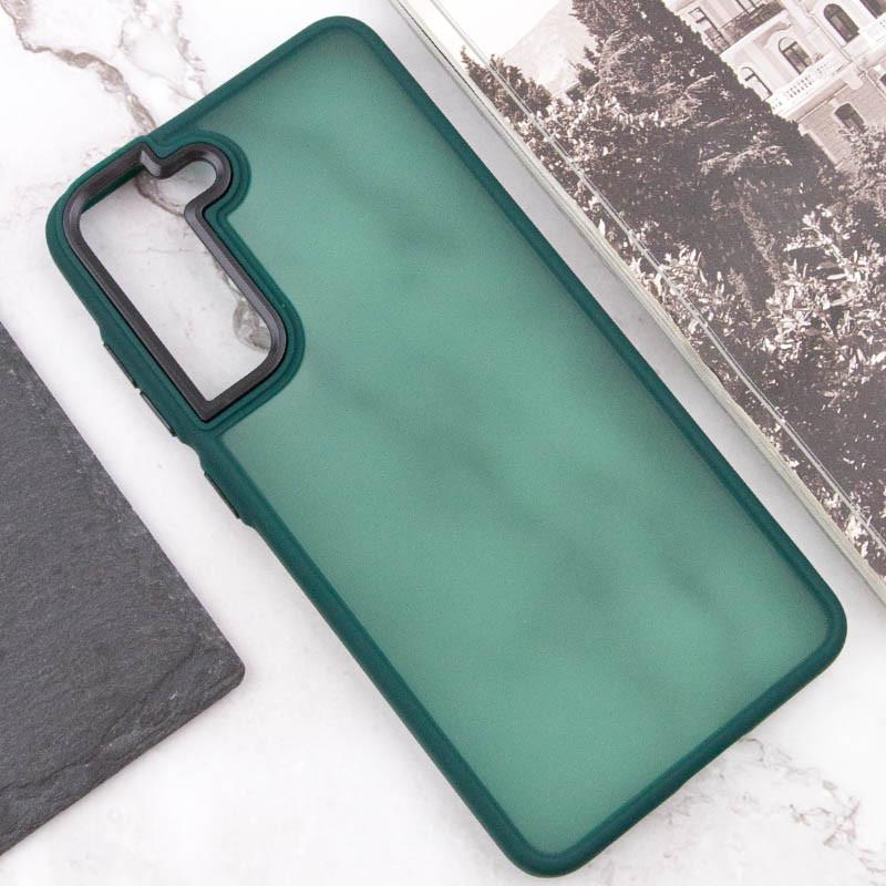 Противоударный чехол TPU+PC Lyon Frosted для Samsung Galaxy S22 Green - фото 4