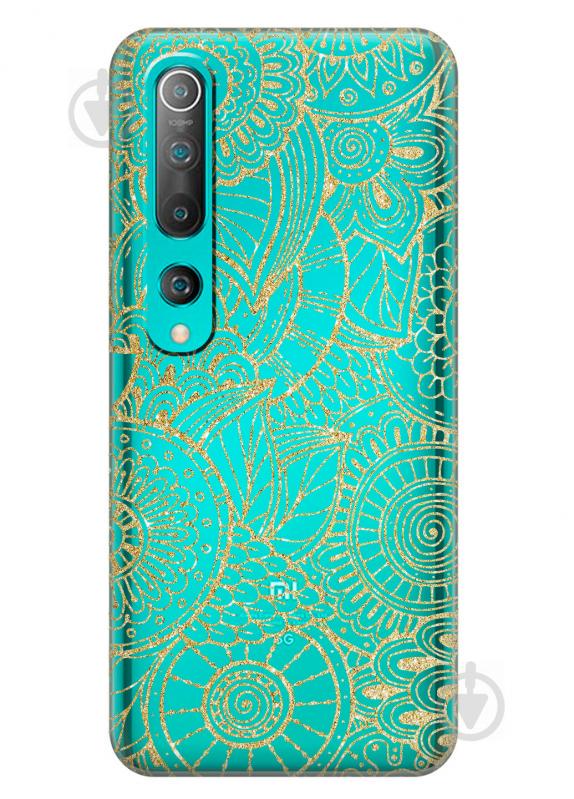 Силиконовый чехол iSwag для Xiaomi Mi 10 Золотая мандала (KS2607) Силиконовый чехол iSwag для Xiaomi Mi 10 Золотая мандала (KS2607)