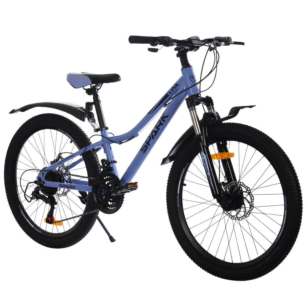 Велосипед Spark LINK колеса 24" сталева рама 11" Лавандовий (3063324328)