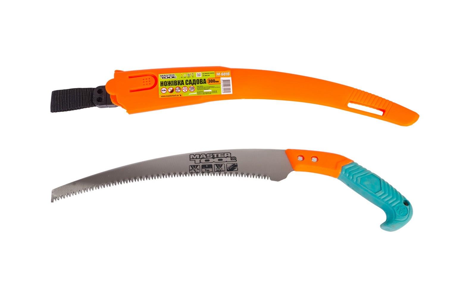 Ножівка садова MasterTool 300  мм 6TPI з чохлом (14‑6016)