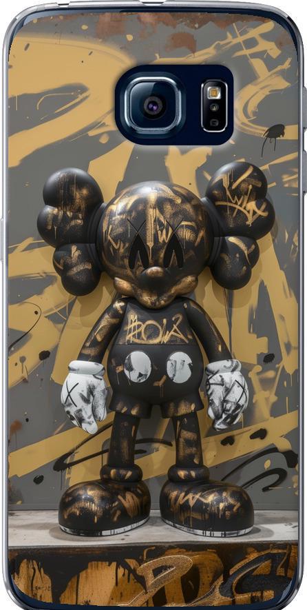 Чехол на Samsung Galaxy S6 Edge G925F Bronze kaws (6097t-83-42517)