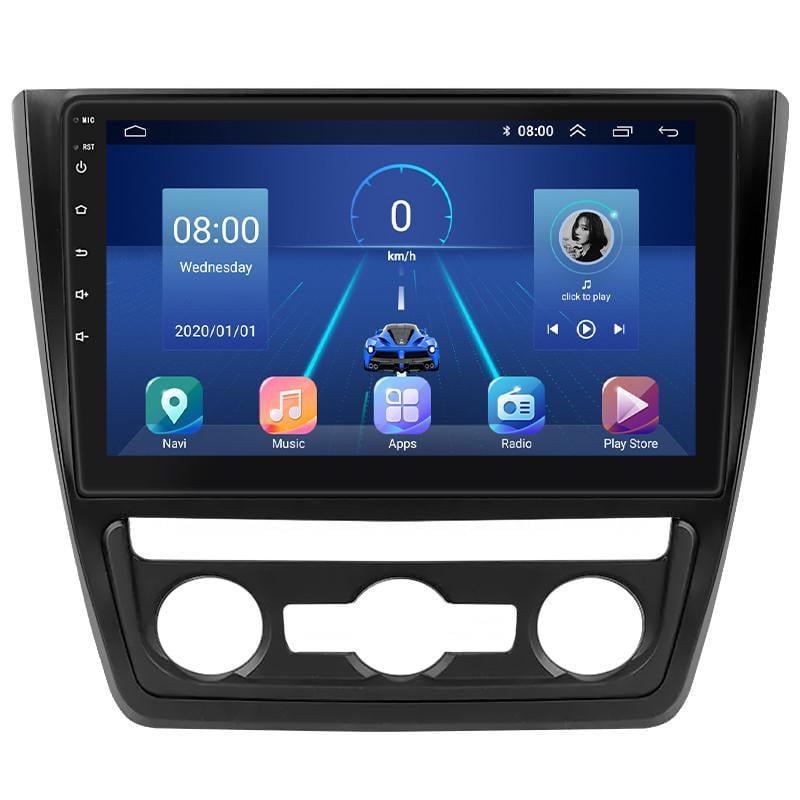 Автомагнитола штатная Lesko для Skoda Yeti I 2009-2014 10" 2/32Gb 4G Wi-Fi GPS Top MOB