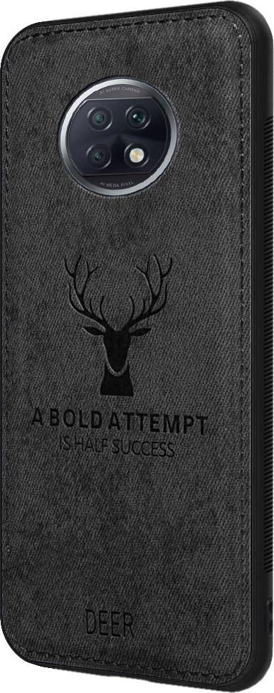 Чехол тканевый Xiaomi Redmi Note 9T Deer Black (20274-2B)