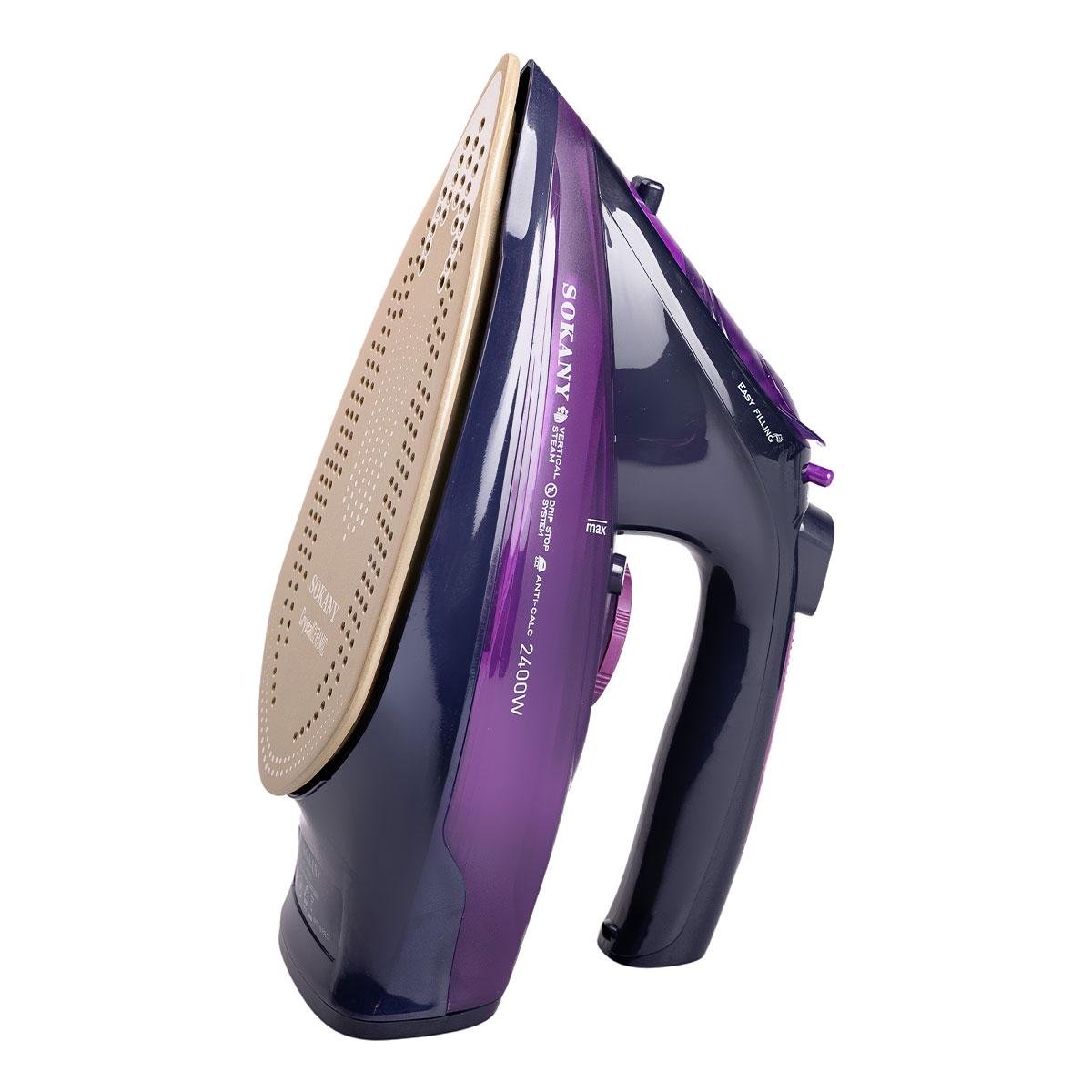 Утюг ручной паровой Sokany беспроводной для одежды 2400 Вт (5699) - фото 32