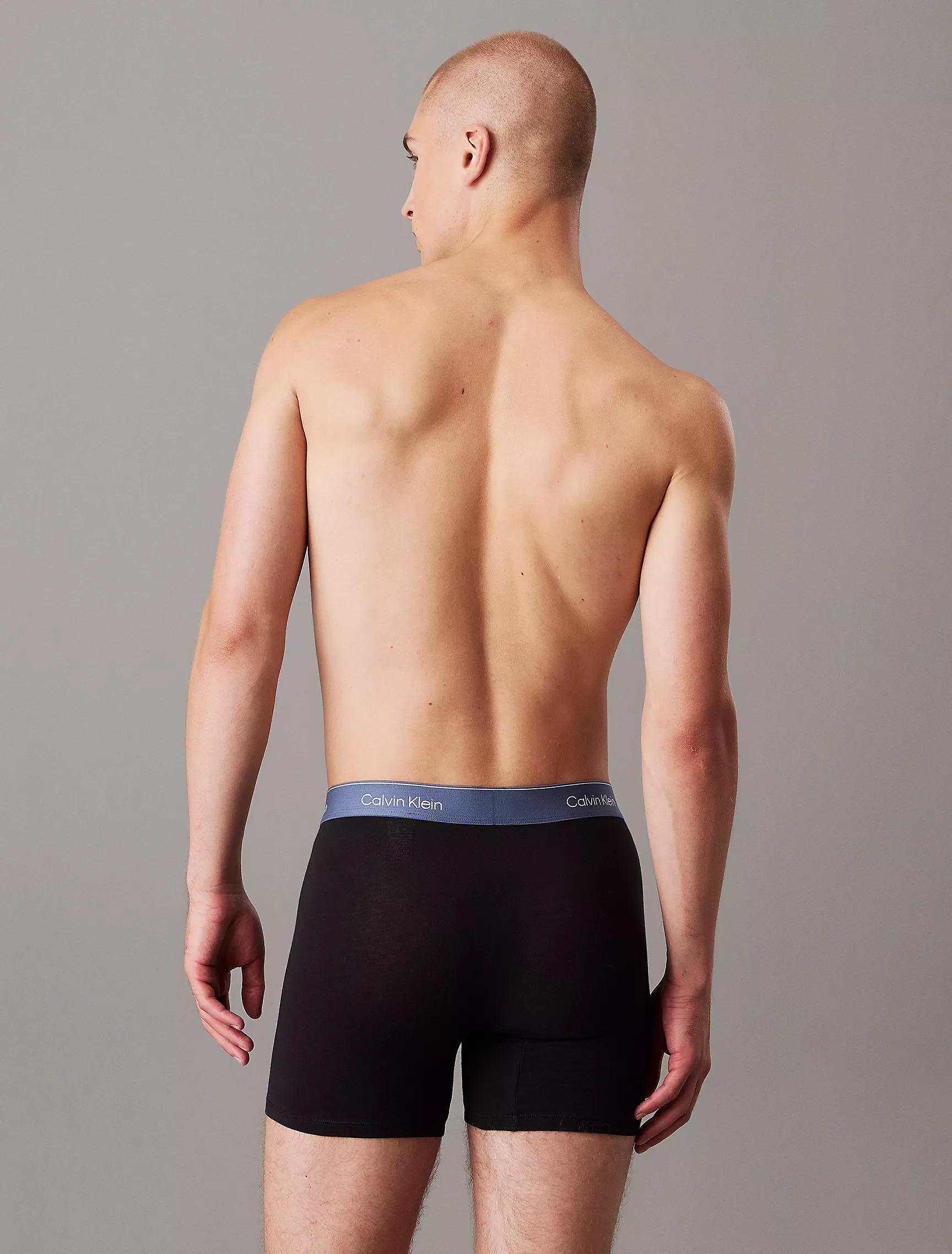 Набір трусів боксери Calvin Klein M 5 шт. Чорний (CK-122) - фото 2 Набір трусів боксери Calvin Klein M 5 шт. Чорний (CK-122) - фото 2