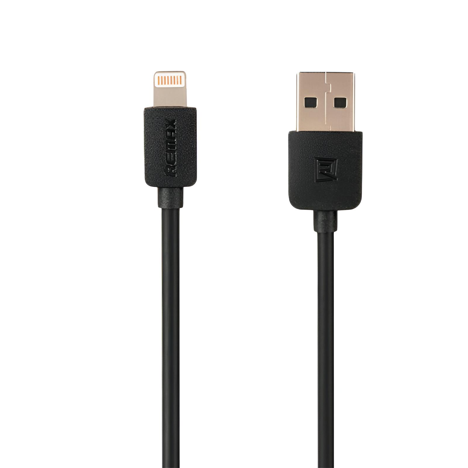 Кабель USB-A – Lightning Remax Light RC-06i 1 м для подзарядки Black (RC-06i Black)