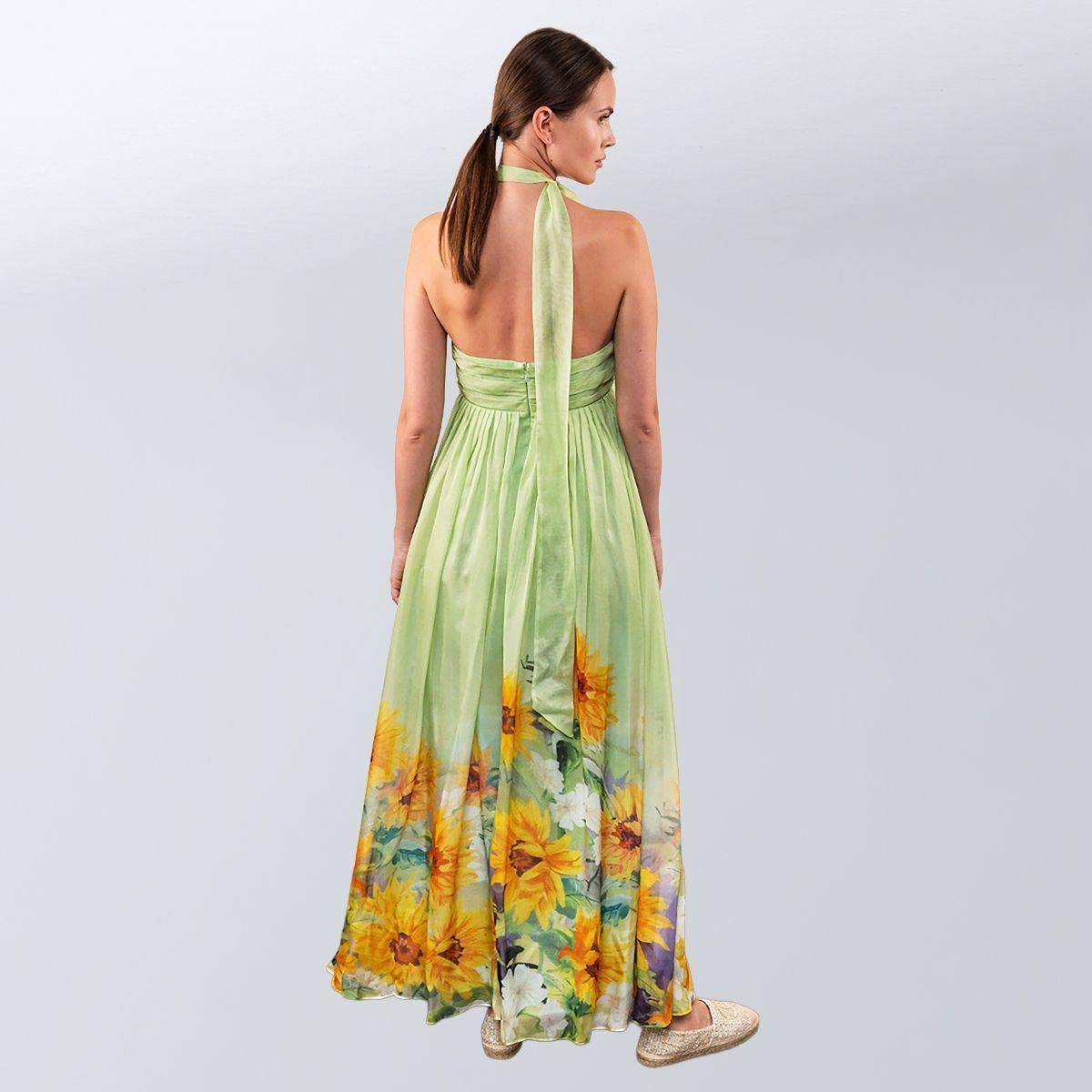 Сарафан жіночий повсякденний Leo Lin S Зелений (2797308244) - фото 3 Сарафан жіночий повсякденний Leo Lin S Зелений (2797308244) - фото 3