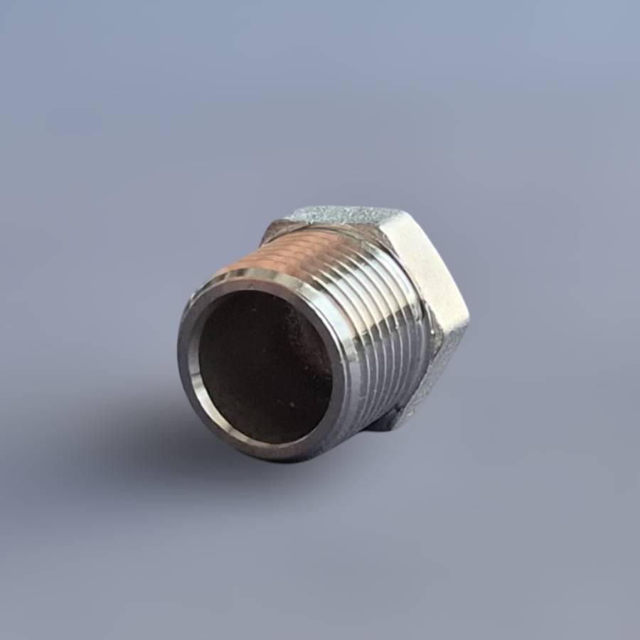 Заглушка різьбова шестигранна DN15 BSPP н/ж сталь AISI304 Class-150 зовнішня різьба 1/2" (29203395) - фото 10 Заглушка різьбова шестигранна DN15 BSPP н/ж сталь AISI304 Class-150 зовнішня різьба 1/2" (29203395) - фото 10