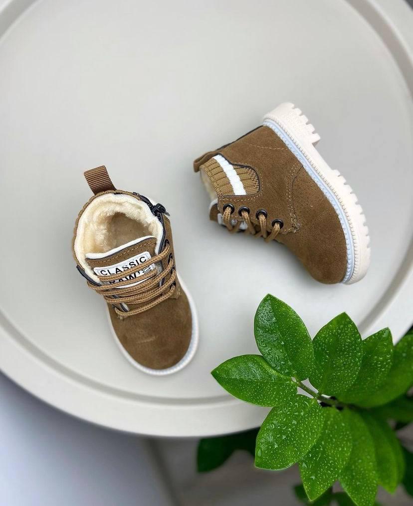 Ботинки зимние детские р. 21 Коричневый (754) - фото 2 Ботинки зимние детские р. 21 Коричневый (754) - фото 2