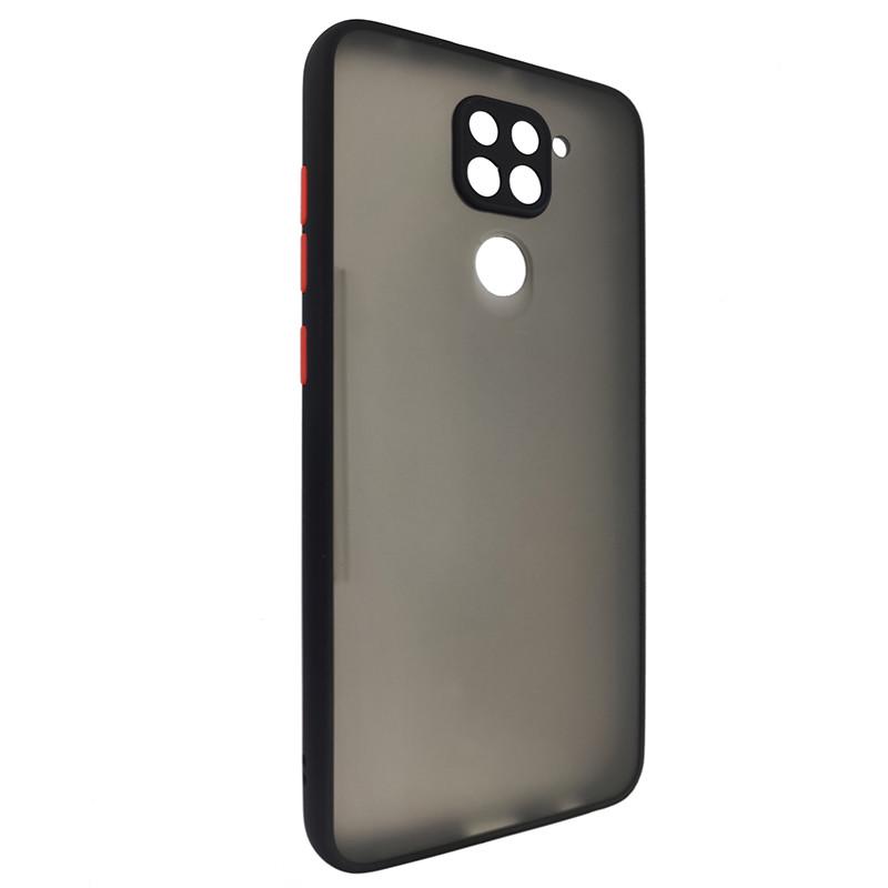 Чехол Totu Camera Protection для Xiaomi Redmi Note 9 Black (29caa1-3140)